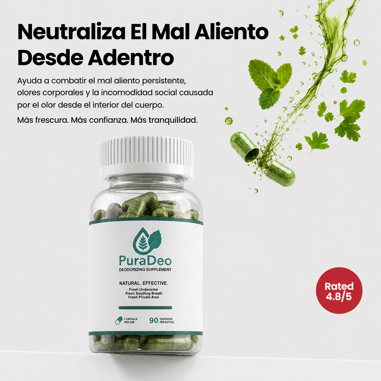 PuraDeo - Suplemento Desodorante